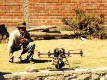 Video shooting by drone over Titicaca - VDW AirDrone